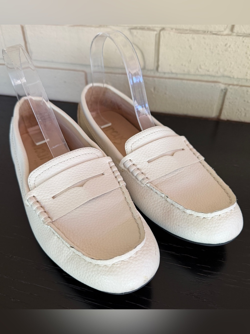 Circus Sam Edelman Loafers Women 8 Faux Pebbled Leather Driving Moccasins Shoes